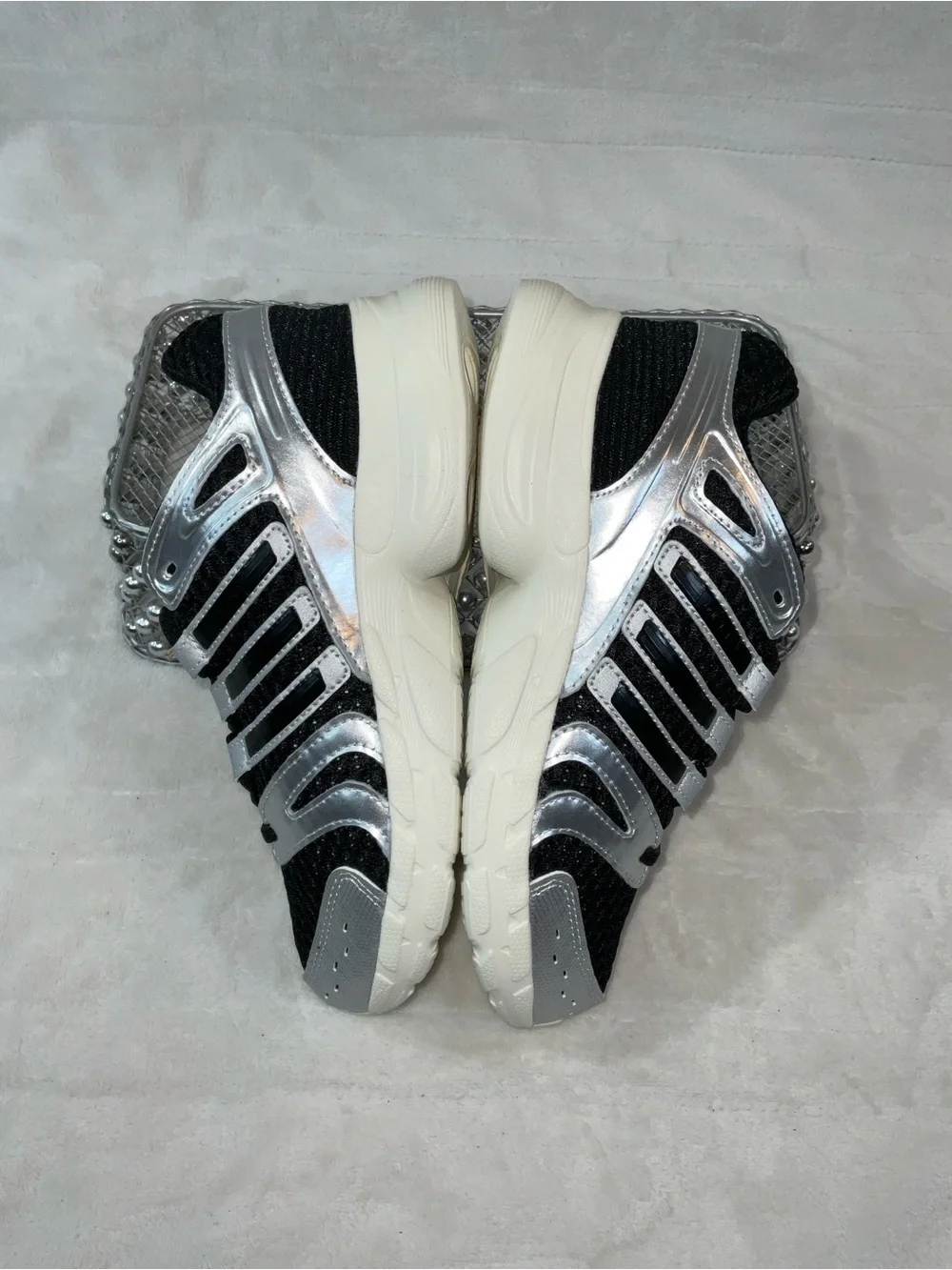 Adidas Adistar Control 5 J Black Silver size Youth 3   KI8733 NWT